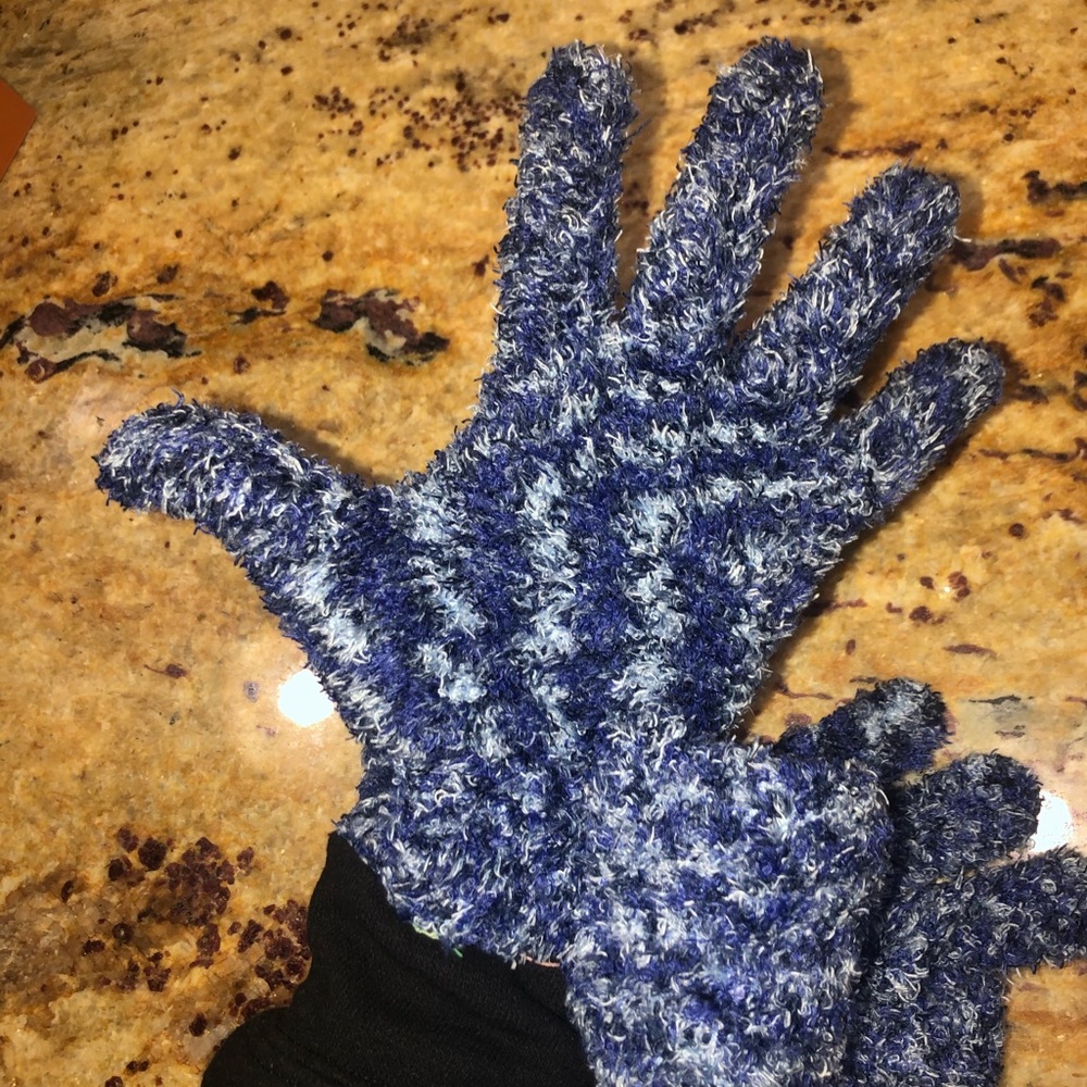 BRAND NEW blue gloves
